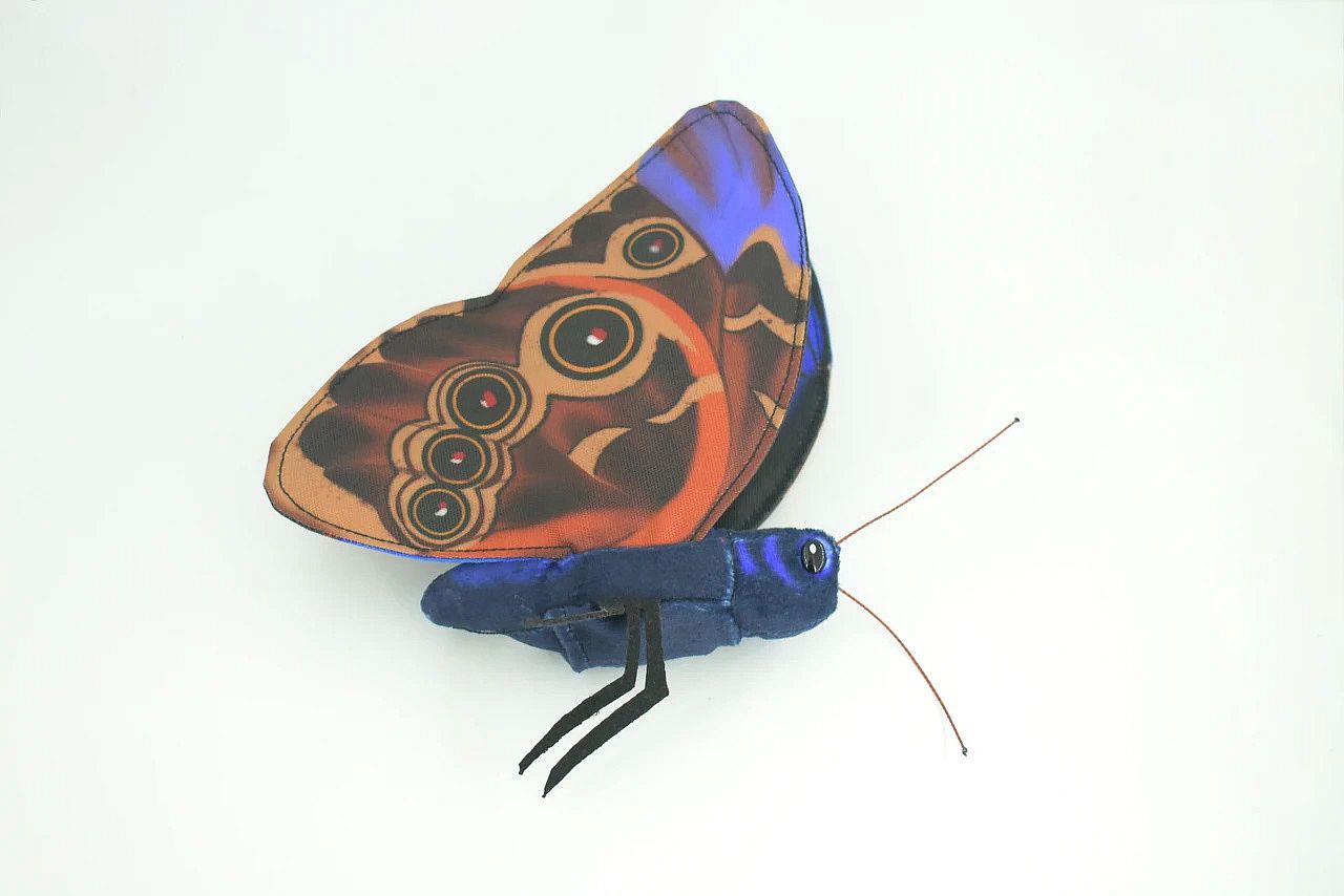 Wild Republic 8" Blue Morpho Butterfly Plush Nature Accent