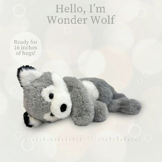 World's Softest Plush Wonder Wolf, Lushee, Large, 16" Stuffed Animal
