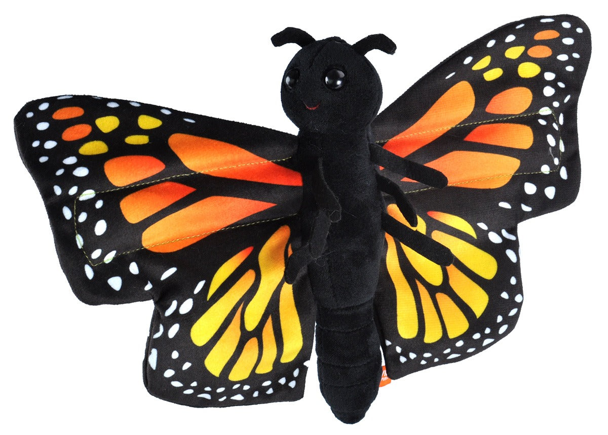 Wild Republic Plush Monarch Butterfly Hugger, Plush Bracelet, Toy