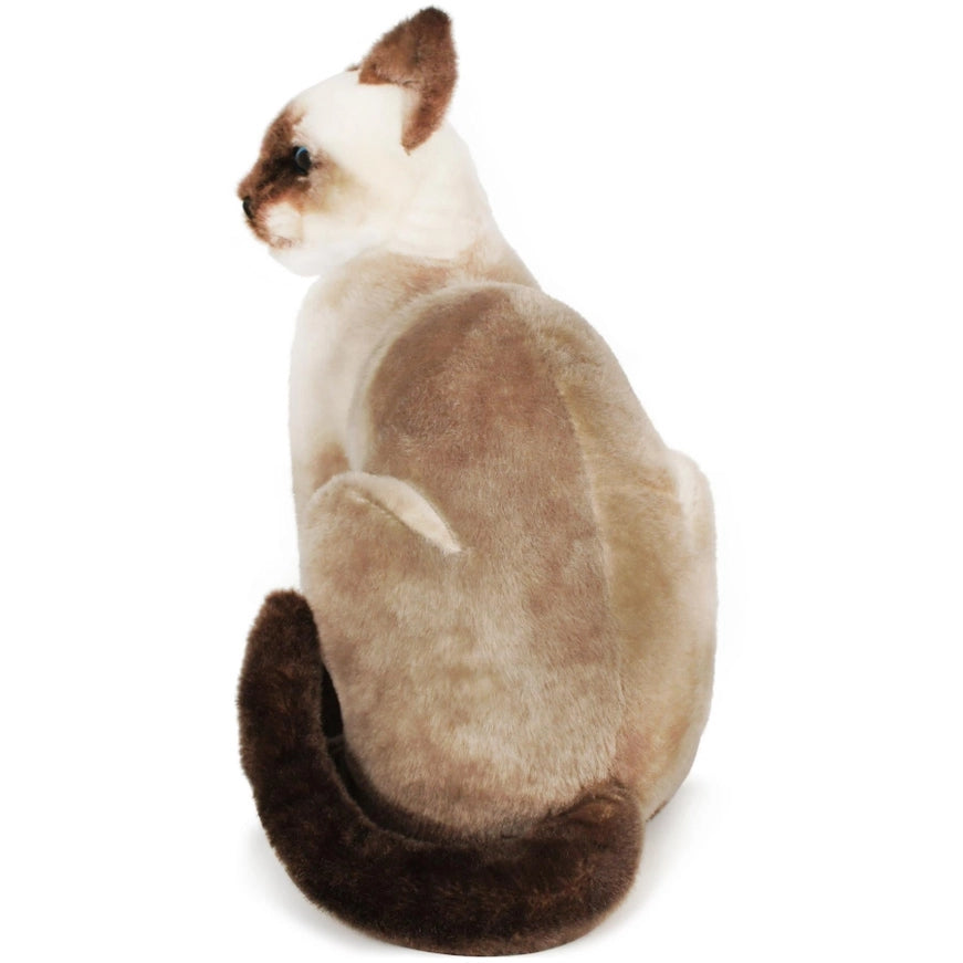 Stefan The Siamese Chocolate Point Cat, Kitty, 13" Plush Stuffed Animal