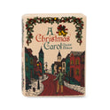 Charles Dickens A Christmas Carol Miniature 3 1/2" Ceramic Book Candle
