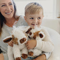 Bunnies By The Bay Soft Plush Wee Moo Moo Cow Stuffed Animal, 8"