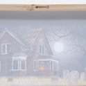 Hallow's Eve by Billy Jacobs Framed Canvas Halloween Wall Art, 12" X 16"