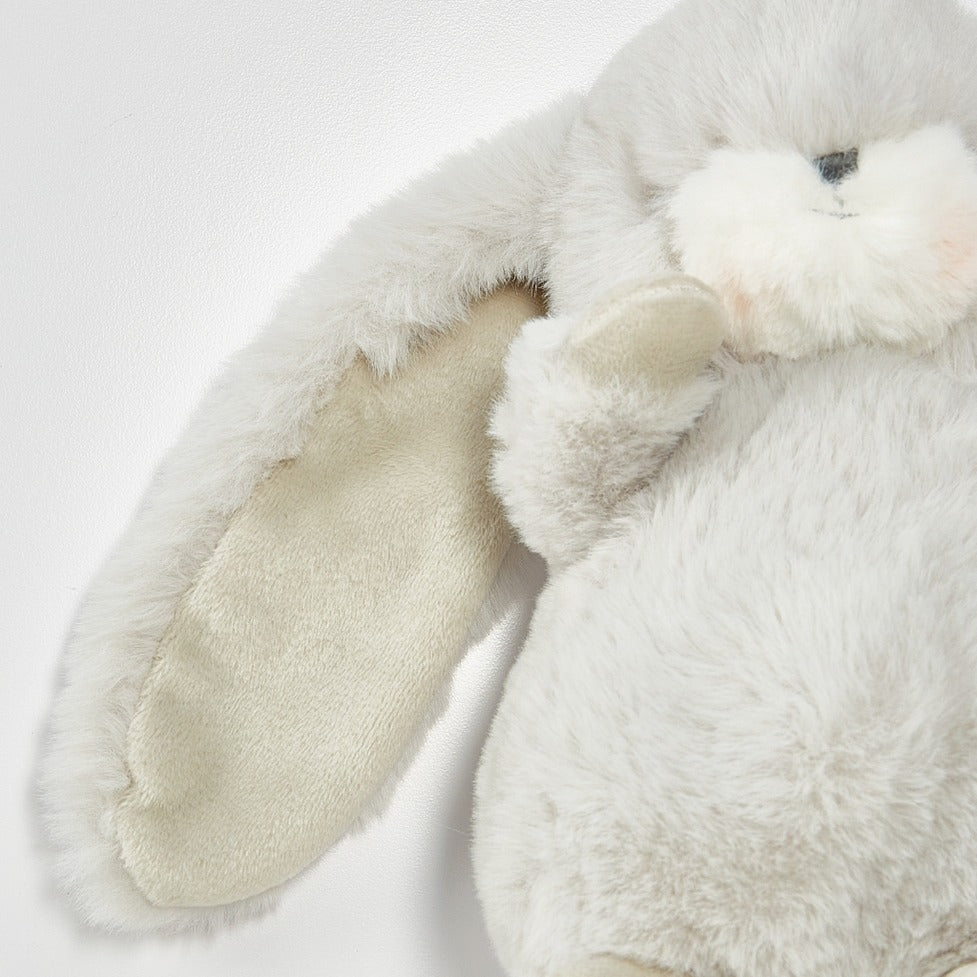Bunnies By The Bay Tiny Nibble 8" Gray Plush Soft Bunny Rabbit, Stuffed Animal