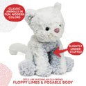 Gund Cozys Collection Cat Stuffed Animal Plush, White and Gray, 10"