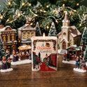 Charles Dickens A Christmas Carol Miniature 3 1/2" Ceramic Book Candle