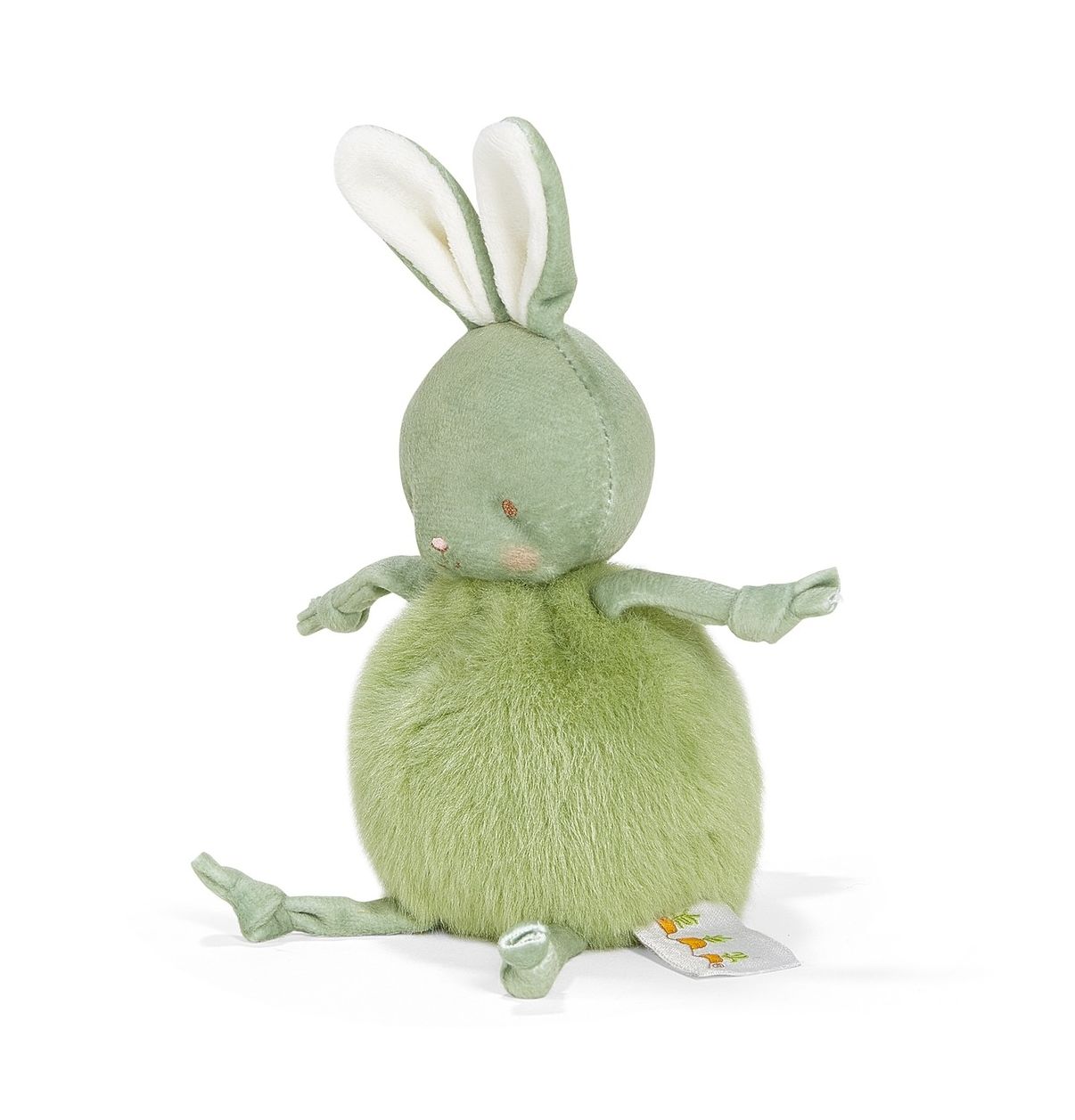 Bunnies By the Bay 5" Pistachio Roly Poly Bunny Soft Green Plush Rabbit