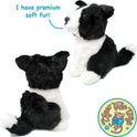 Borna The Border Collie, 11" Stuffed Animal Plush Puppy Dog Viahart