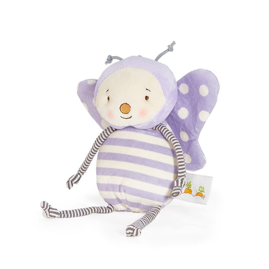Bunnies By The Bay Purple and White Spring Plush Flutterbye Butterfly, 6"