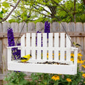 Amish Made Recycled Plastic Swing Bird Seed Feeder in White