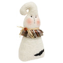 Edward the Cozy Country Halloween Ghost: Blushing Cheeks & Plaid Ruffles