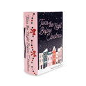 Twas the Night Before Christmas, C. Moore Holiday Themed 8" Ceramic Book Vase