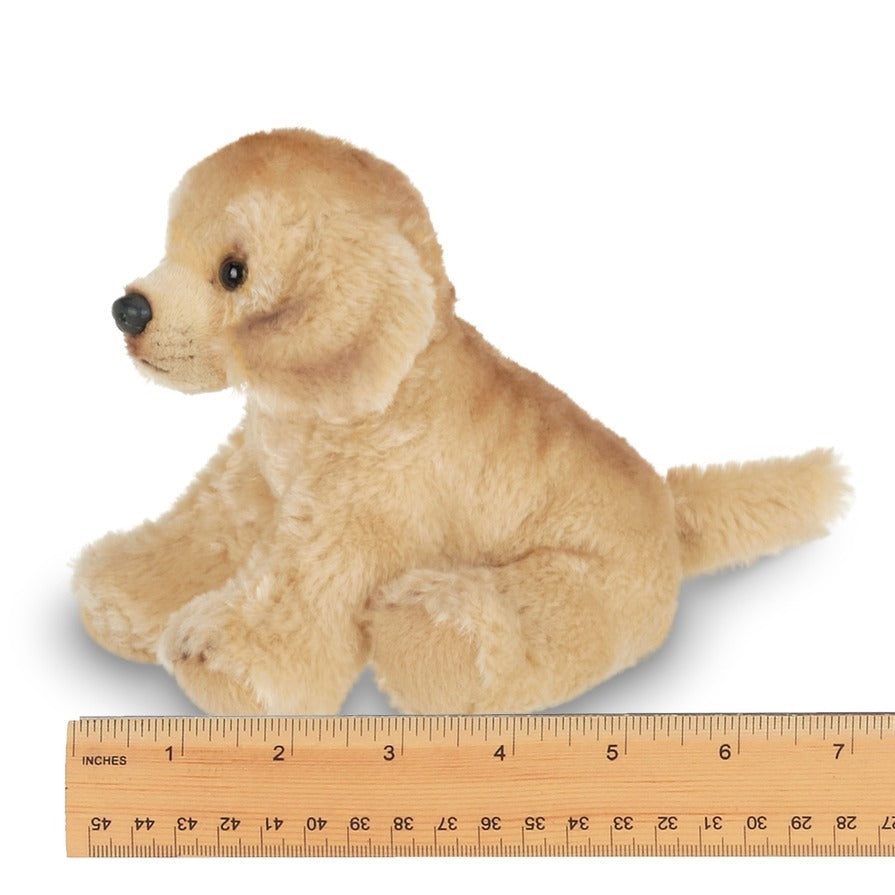 Bearington Lil' Goldie the Golden Retriever Soft Plush Puppy, Dog, 6.5" in Box