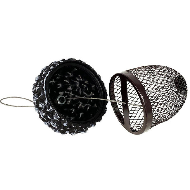 Sterling Acorn Peanut Mesh Hanging Decorative Bird Seed Feeder