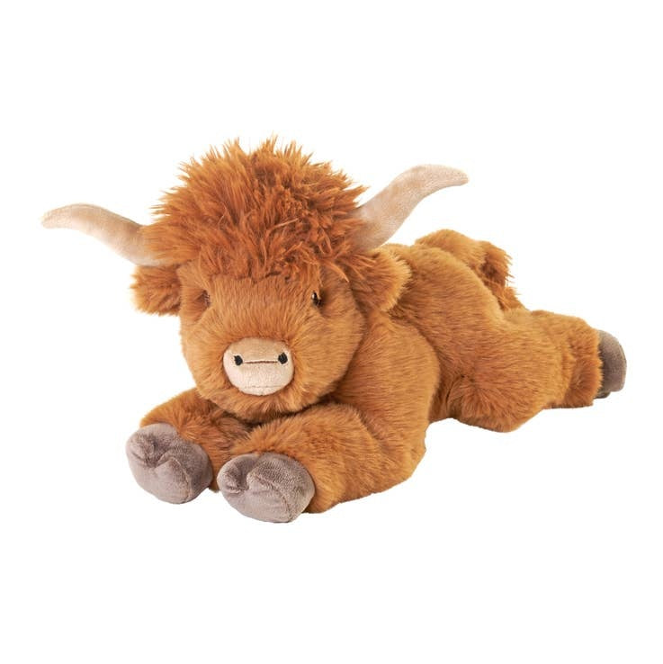 Wild Republic Ecokins Soft Plush Highland Cow, 12" Stuffed Animal