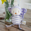 Bunnies By The Bay Purple and White Spring Plush Flutterbye Butterfly, 6"