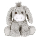 Bearington Donny The Donkey Soft Cloud-Tuft Grey Plush Stuffed Animal - 10.5"