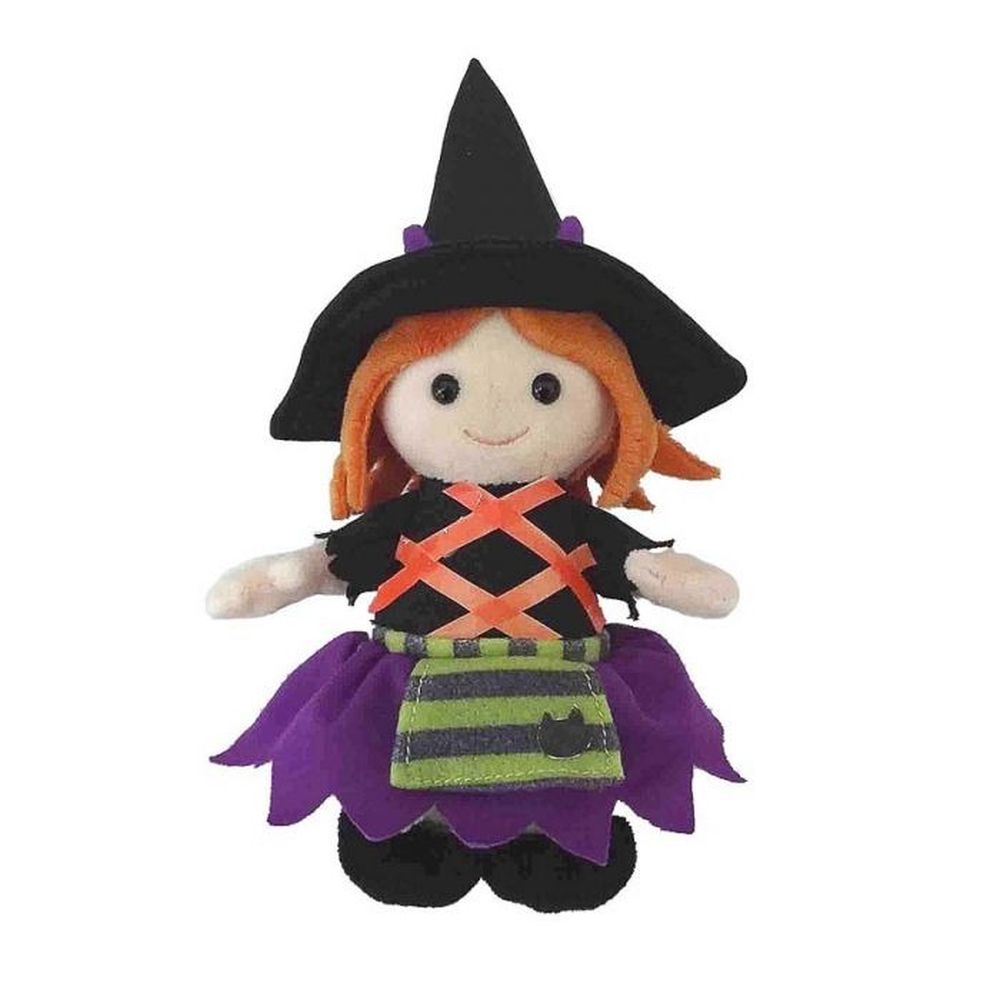 Wild Republic Scarykins Halloween Plush 8" Toy Fabric Stuffed Witch