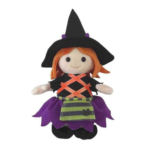 Wild Republic Scarykins Halloween Plush 8" Toy Fabric Stuffed Witch