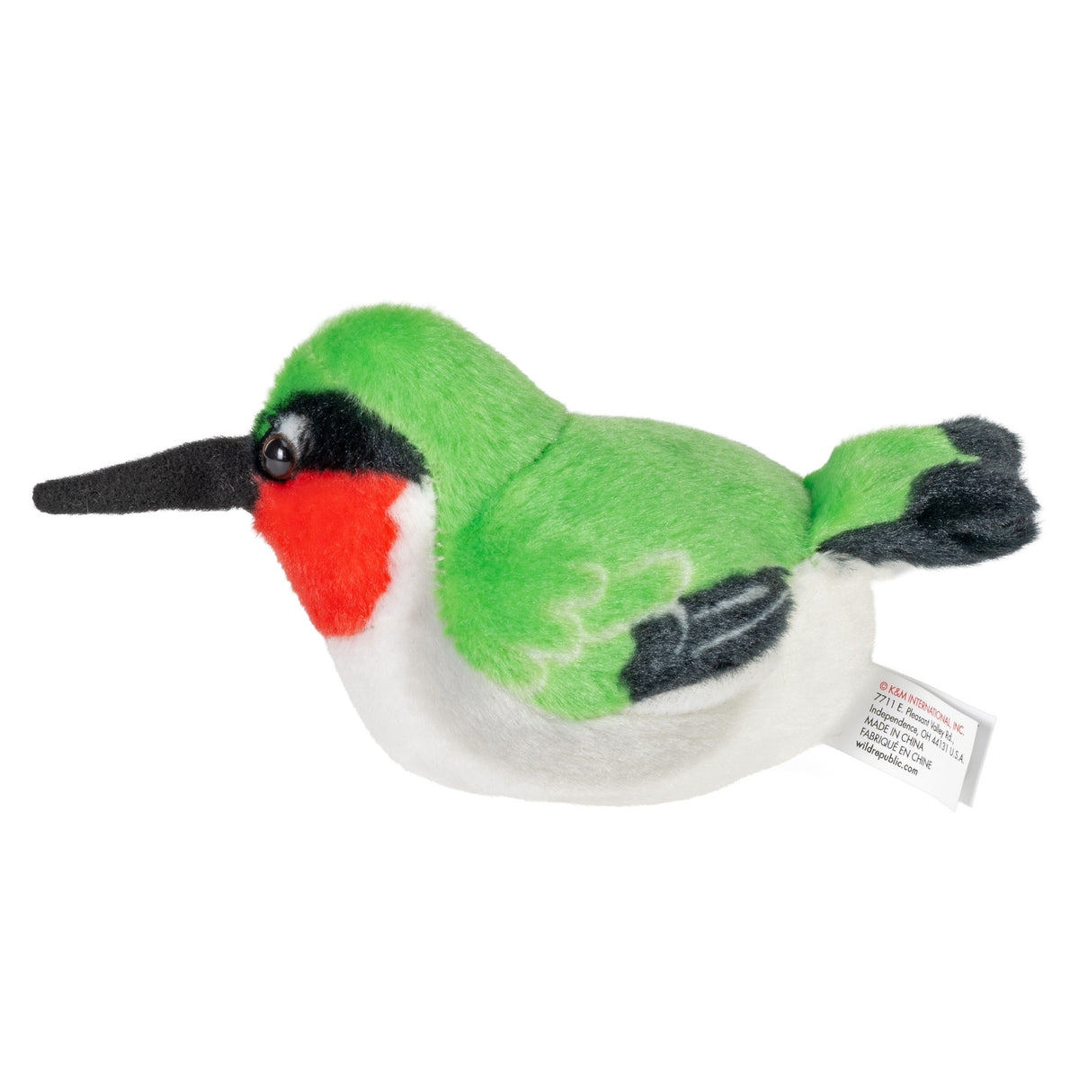 Audubon Bird Ruby Throated Hummingbird with Sound by Wild Republic