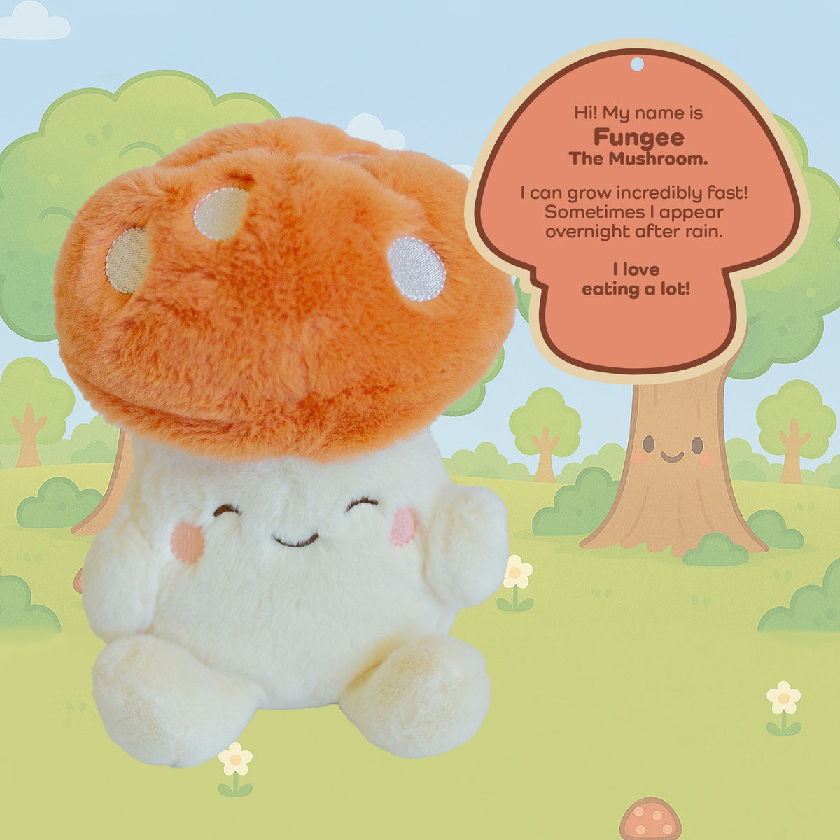 Woodland Weebis Plushees, Owl, Deer, Mushroom or Hedgehog Mini Plush Animal