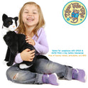 Tate The Tuxedo Black and White Kitty Cat, 14" Plush Stuffed Animal