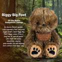 Beverly Hills Teddy Bear Biggy Bigfoot Plushee, 18" Plush Stuffed Animal