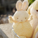 Bunnies By the Bay 5" Lemongrass Roly Poly Bunny Soft Yellow Plush Rabbit