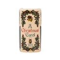 Charles Dickens A Christmas Carol Miniature 3 1/2" Ceramic Book Candle