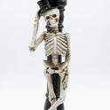 Halloween Top Hat Skeleton 12" Victorian Gothic Lamp Post with Light