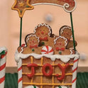 Gingerbread, Snowman and Candy Cane Christmas Holiday 3-Piece Resin Train