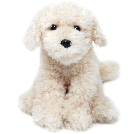 Luka the Labradoodle 12 Inch Stuffed Animal Plush Puppy Dog, Cream