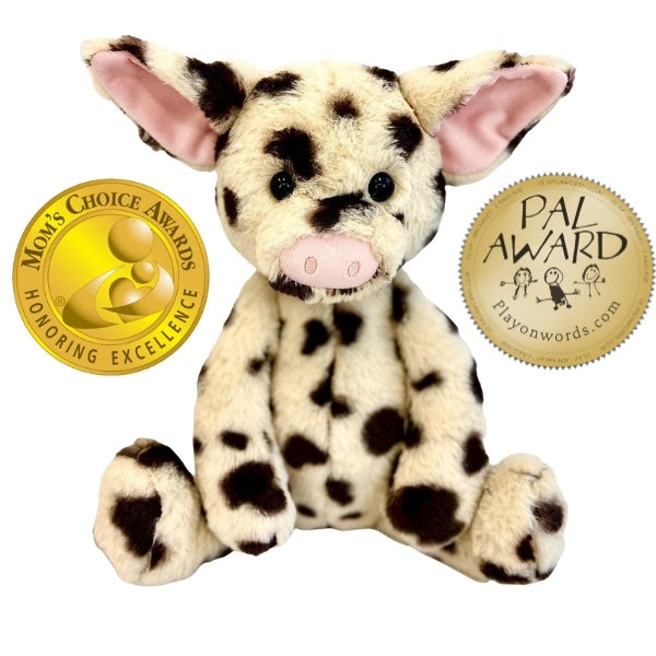 World's Softest Lushee Plush 16 Inch Spots Piggy, Stuffed Animal Pig