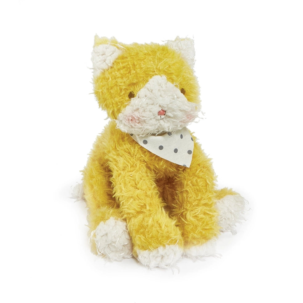 Bunnies By the Bay Yellow Plush Alley Cat, Stuffed Animal