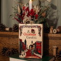 Charles Dickens A Christmas Carol Book-Themed Ceramic Holiday Flower Vase