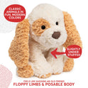 Gunc Cozys Beige and Cream Plush Puppy Dog, 10 inches