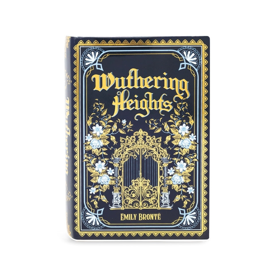 Emily Brontë’s Wuthering Heights Ceramic Book Themed 8" Flower Vase