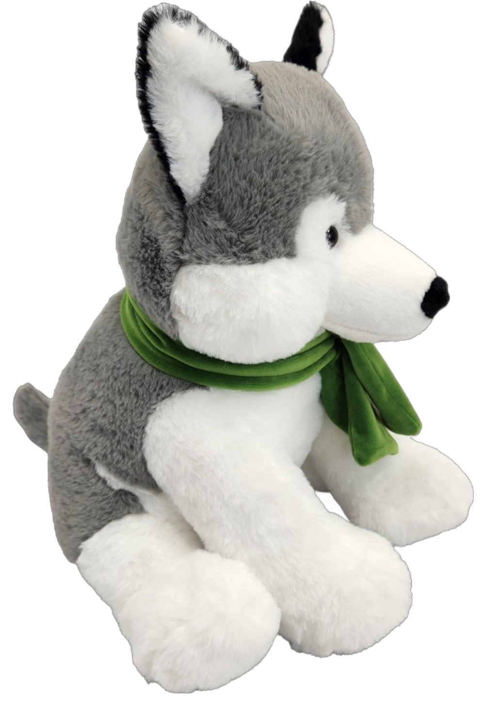Beverly Hills Teddy Bear Co. Large Winter Cozies Hugger Husky Dog, 14" Plush