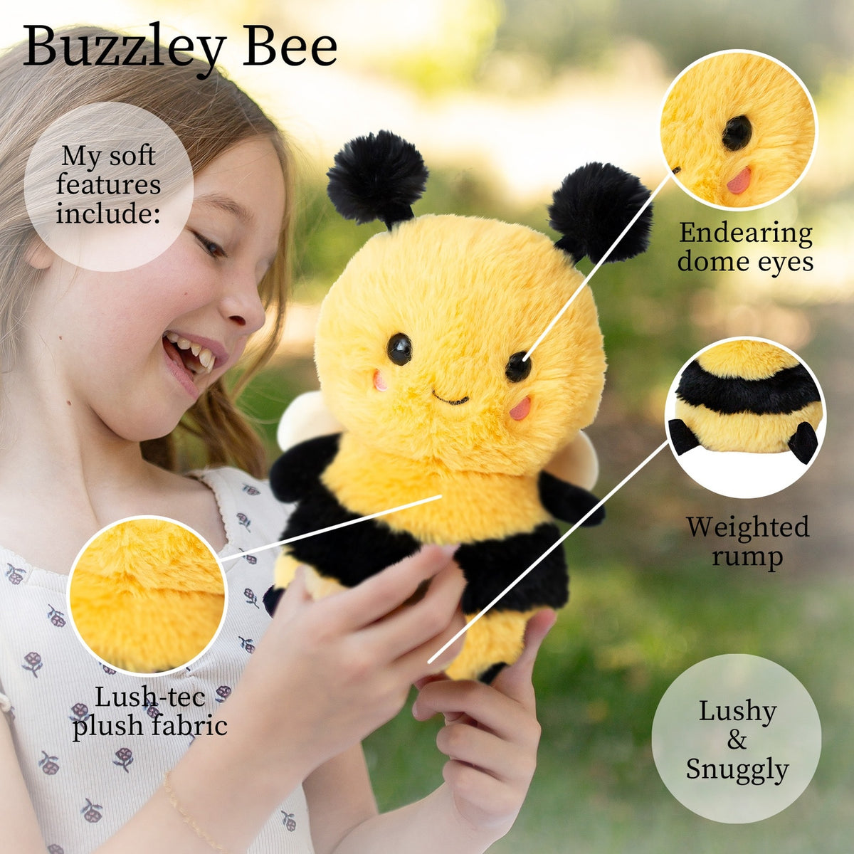 Buzzley the 10" Bumblebee World's Softest Plush Bee by Beverly Hills Teddy Bear