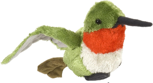 Wild Republic Ck-Mini Ruby Throated Hummingbird Stuffed 8", Plush Soft Bird