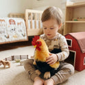 Roy the Rooster, Soft Plush 9" Farmhouse Stuffed Animal by Bearington Collection