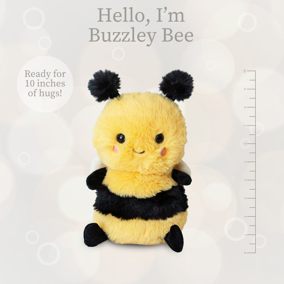 Buzzley the 10" Bumblebee World's Softest Plush Bee by Beverly Hills Teddy Bear