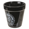 Alchemy England Gothic Planter Black Ceramic Herb and Flower Pot Toadstool Magic