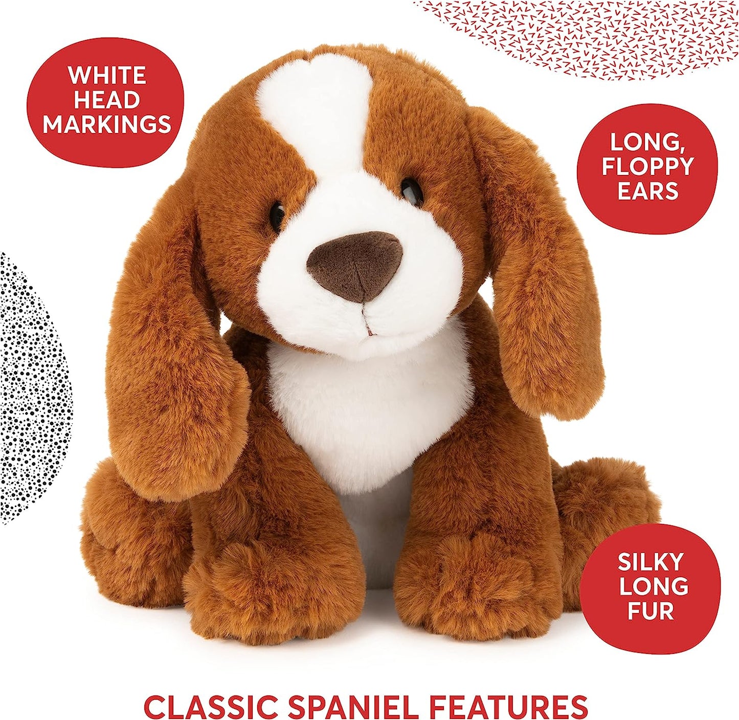Gund Kian Spaniel Puppy Dog, Plush 10 Inches