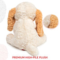 Gunc Cozys Beige and Cream Plush Puppy Dog, 10 inches