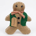 Gingerbread Man 'Jeremy' Holiday Doll – Primitive Christmas 8" Shelf Sitter