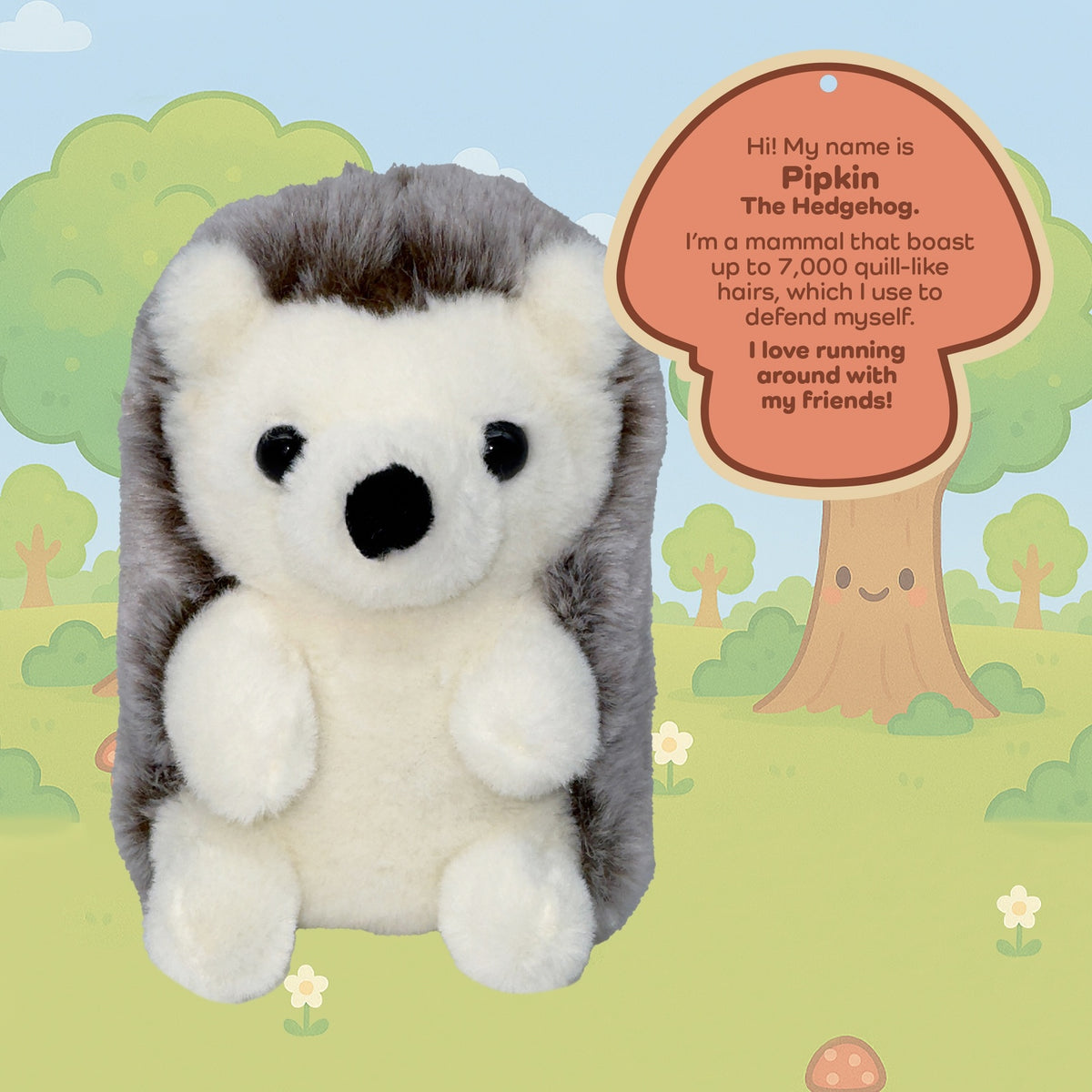 Woodland Weebis Plushees, Owl, Deer, Mushroom or Hedgehog Mini Plush Animal