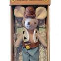 Levlovs Tiny Friends Cowboy Mouse with Bedding and Collectible Wild West Box