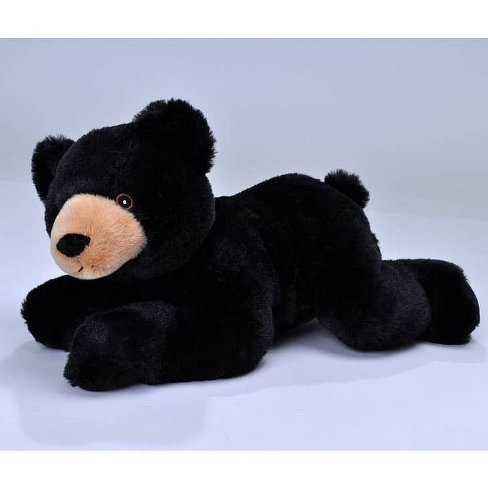 Wild Republic Ecokins Plush Soft Black Bear, Stuffed Animal