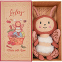 Levlovs Butterfly Plush Lila in Illustrated Collectible Keepsake Gift Box